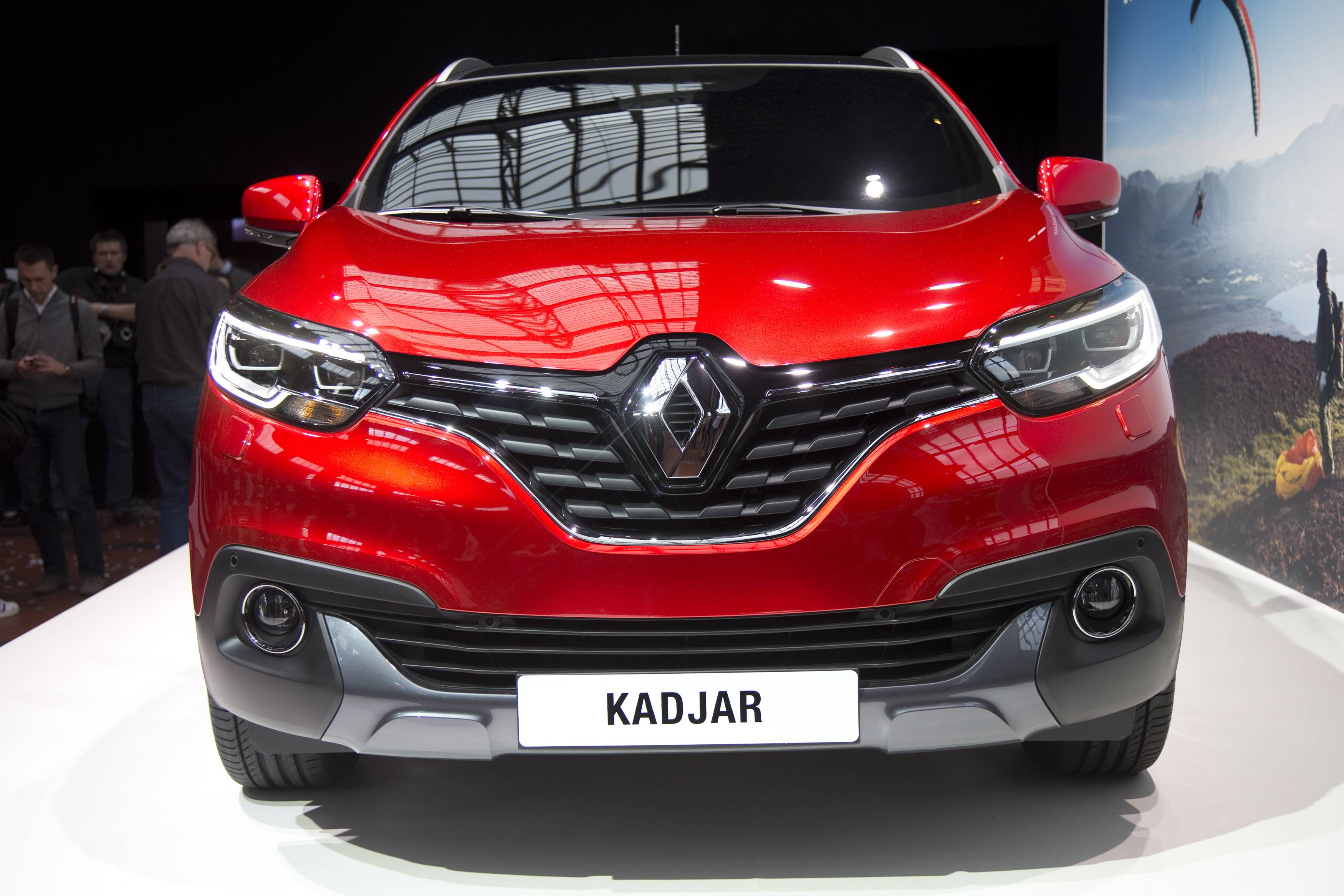 A Renault Kadjar, a new crossover SUV, is seen during a presentation in Saint-Denis near Paris
