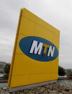 The logo of South Africa's MTN Group is seen on signage outside the company's headquarters in Johannesburg,   in a file photo.  REUTERS/Mike Hutchings