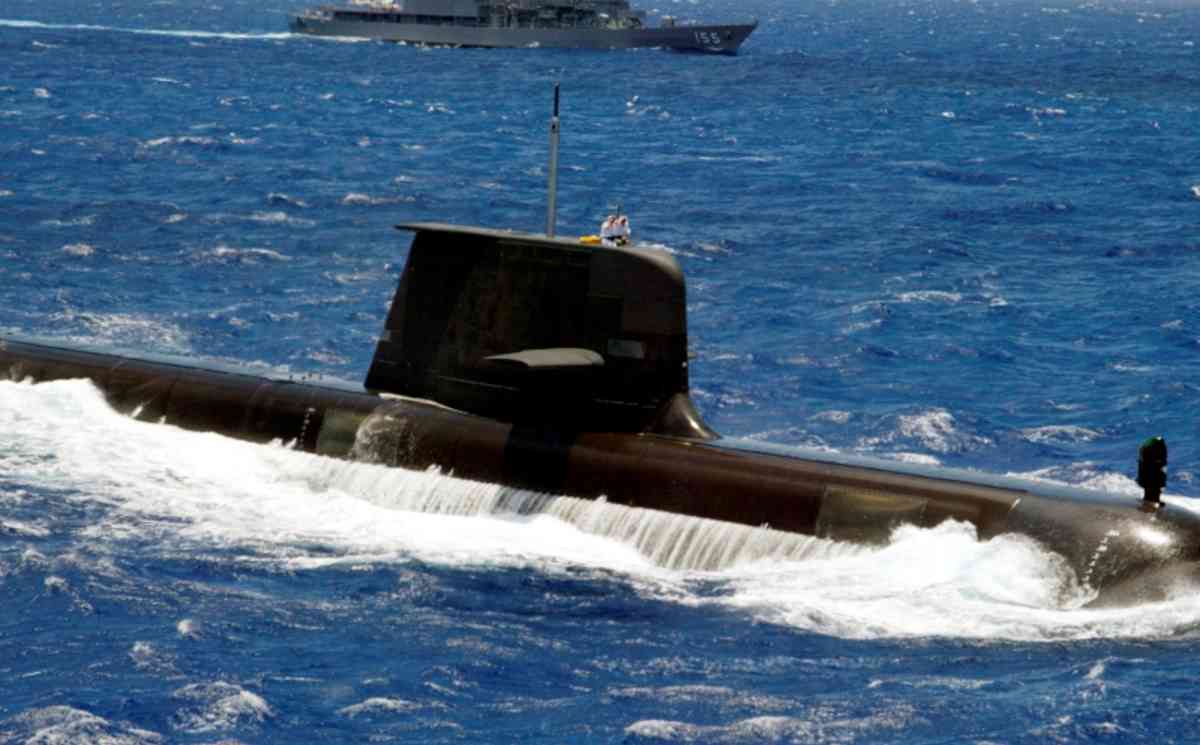 Hawaii, Submarine Emerging During Naval Exercise