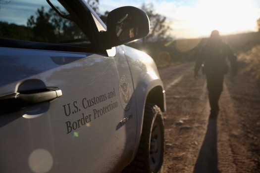 SONOITA, AZ - FEBRUARY 26:  A U.S. Border Patrol patrol searches for undocumented immigrants and drug smugglers on February 26, 2013 near Sonoita, Arizona. The Federal government has increased the Border Patrol presence in Arizona, from some 1,300 agents in the year 2000 ro 4,400 in 2012. The apprehension of undocumented immigrants crossing into the U.S. from Mexico has declined during that time from 600,016 in 2000 to 123,000 in 2012.  (Photo by John Moore/Getty Images)