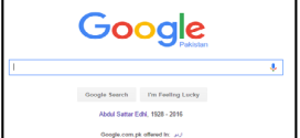 Google pays tribute to Edhi