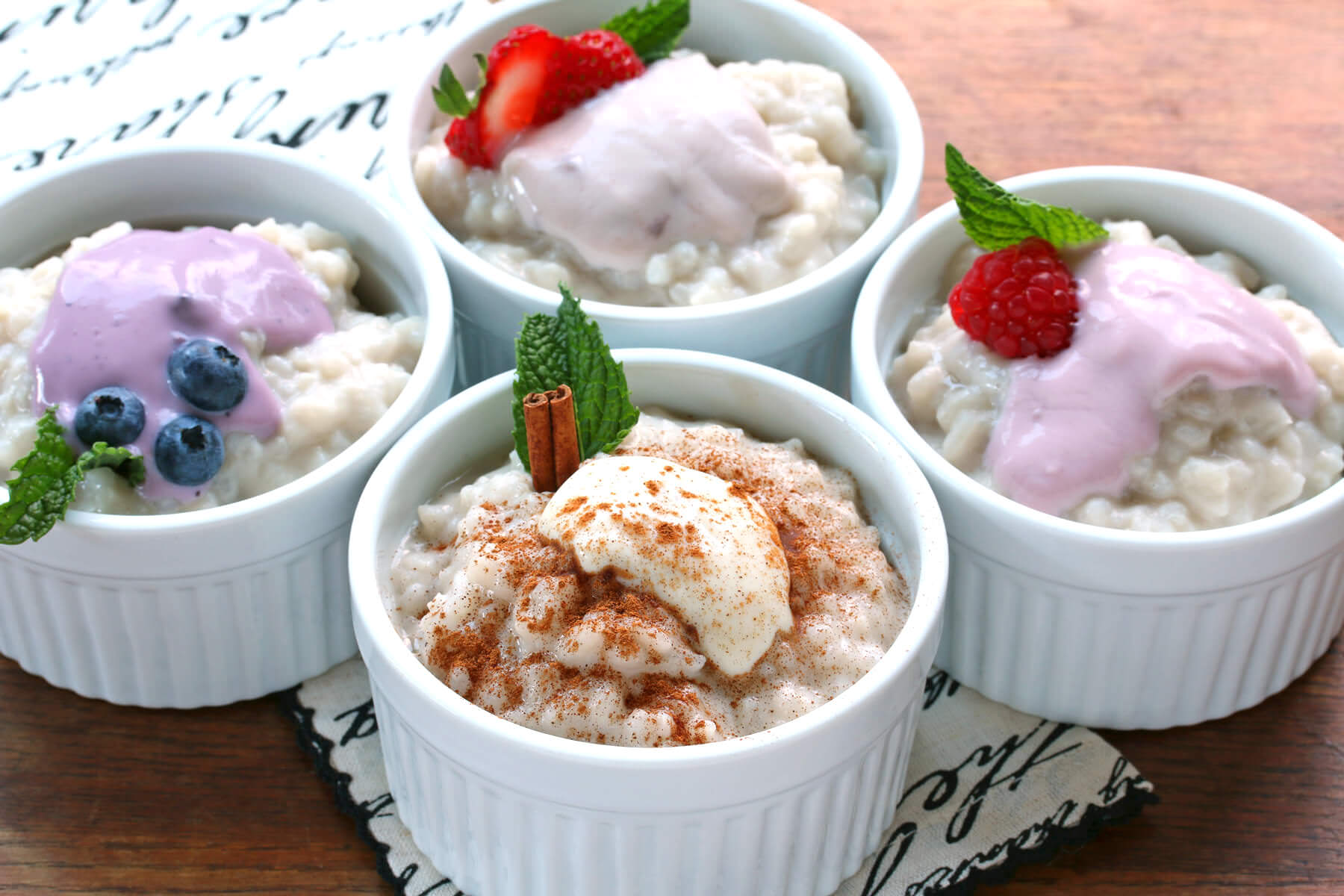 yogurt and pudding