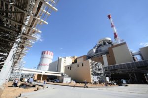 Workers pass by the Novovoronezh NPP-2 nuclear power station, operated by a unit of Rosatom, in Russia. File picture: Andrey Rudakov