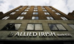 A branch of Allied Irish Bank is seen in London August 14, 2009.  REUTERS/Luke MacGregor