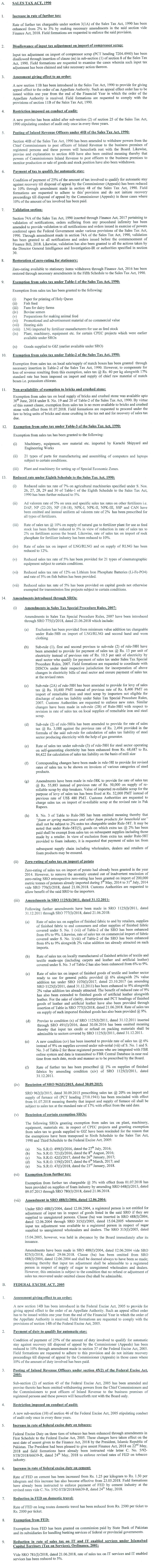 Finance act 2018