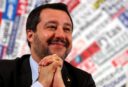 FILE PHOTO: Italian Deputy Prime Minister and right-wing League party leader Matteo Salvini attends a news conference at the Foreign Press Club in Rome, Italy December 10, 2018. REUTERS/Tony Gentile/File Photo