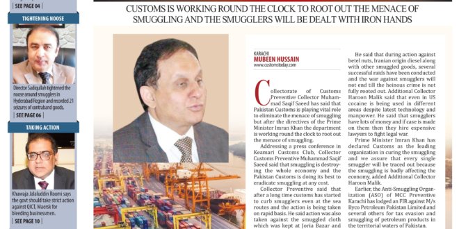 Customs Today Issue 25 Feb to 02 March 2020