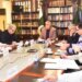 Islamabad: Federal Minister for Finance and Revenue Senator Mohammad Ishaq Dar chaired a meeting on CDA’s projects for overseas Pakistanis, at Finance Division. 26 April,2023.