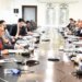 Federal Minister for Finance and Revenue, Senator Mohammad Ishaq Dar chaired a meeting on Civil Aviation issues, at Finance Division, Islamabad on June 14, 2023.