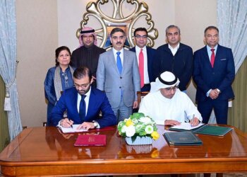 APP65-291123
KUWAIT: November 29 – Caretaker Prime Minister Anwaar-ul-Haq Kakar witnessing the signing of MoUs between the private sectors of Pakistan and Kuwait. APP/ABB/FHA