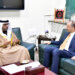 APP75-260324
ISLAMABAD: March 26 - Ambassador of UAE Hamad Obaid Al-Zaabi calls on Federal Minister for Petroleum Dr Musadik Malik. APP/ABB