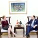 APP59-220524
ISLAMABAD: May 22 - Federal Minister for Finance & Revenue, Senator Muhammad Aurangzeb calls on by Canadian High Commissioner to Pakistan, Leslie Scanlon. APP/IQJ/TZD/ABB