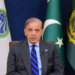 Pakistan's Prime Minister Shehbaz Sharif, addresses the 23rd Shanghai Cooperation Organization (SCO) Summit, hosted virtually by India, in Islamabad, Pakistan July 4, 2023. Press Information Department (PID)/Handout via REUTERS