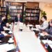 Federal Minister for Finance and Revenue, Senator Muhammad Aurangzeb in a meeting with Huawei Pakistan's Chief Executive Officer Mr. Sun Xiaofei along with his senior management team in Islamabad on 23rd May, 2024.