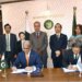 APP37-060624ISLAMABAD: June 06 - Mr. Saeed Ashraf Siddiqi, Joint Secretary, Ministry of Economic Affairs, and Mr. Naoaki Miyata, Chief Representative of JICA Pakistan, signs the Grant Agreement to bolster the Human Resource Development Scholarship Program (JDS) 2024. APP/MAF/TZD/FHA