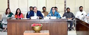 APP41-170523
ISLAMABAD: May 17 - Senator Saleem Mandviwalla, Chairman Senate Standing Committee on Finance and Revenue presiding over a meeting of the committee at Parliament House. APP/MAF/TZD/FHA