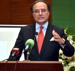 APP10-290324
KARACHI: March 29 - Federal Minister for Finance & Revenue, Muhammad Aurangzeb stresses the significance of a robust financial market at the Gong Ceremony, Pakistan Stock Exchange. Emphasizing its role in driving economic growth and attracting investments. APP/MAF/TZD/ABB