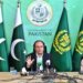 APP04-300624
ISLAMABAD: June 30 - Federal Minister for Finance and Revenue Senator Muhammad Aurangzeb addressing media persons at PTV Headquarters. APP/SMR/TZD
