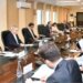 APP34-230724
ISLAMABAD: July 23 - Federal Minister for Finance & Revenue Senator Muhammad Aurangzeb in a virtual meeting with the Representatives from Moody's Ratings. APP/MAF/TZD/FHA