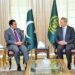 APP51-020724
ISLAMABAD: July 02 - The Ambassador of Jordan to Pakistan, Dr. Maen Khreasat calls on to the Minister for Economic Affairs, Mr. Ahad Khan Cheema. APP/TZD/FHA