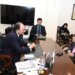 Minister for Finance & Revenue Senator Muhammad Aurangzeb was called on by the Ambassador designate to the USA Mr. Rizwan Saeed Sheikh in Islamabad on 29th July, 2024.