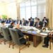 Prime Minister Muhammad Shehbaz Sharif chairs a review meeting regarding Jinnah Medical Complex in Islamabad on 2 August 2024.
