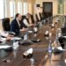 Federal Minister for Finance and Revenue, Senator Muhammad Aurangzeb in a meeting with the delegations from Global Consulting Firm Kearney and Public Private Partnership Authority (P3A) in Islamabad on 5th August, 2024.