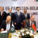 Islamabad: September 24, 2024: Federal Minister for Commerce Jam Kamal Khan and Belarusian Minister of Energy Aleksei Kushnarenko co-chair the 7th Joint Ministerial Commission, signing the Protocol and MoUs between the both countries.