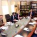 Islamabad: 15th January, 2025: Federal Minister for Finance and Revenue, Senator Muhammad Aurangzeb, chairs a meeting with the leadership of the Pakistan Microfinance Investment Company (PMIC). The PMIC delegation was led by Mr. Naveed A. Khan, Chairman PMIC.