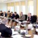 Federal Minister for Finance and Revenue, Senator Muhammad Aurangzeb, chairing a meeting of the Economic Coordination Committee (ECC) of the Cabinet at the Finance Division, Islamabad on February 14, 2025.
