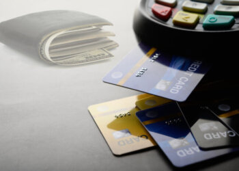 Credit card payment, buy and sell products & service,selective focus