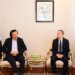 Special Assistant to Prime minister Haroon Akhtar khan called on a meeting with CEO of Suzuki, Hiroshi Kawamura in Islamabad on March 18, 2025.