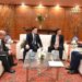 APP15-110425
ISLAMABAD: April 11- SAPM Haroon Akhtar Khan call on Minister of Tourism of Uzbekistan,Aziz Abdukhakimov in Federal capital. APP/SAK/MAF/FHA/SSH