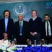 Special Assistant to the Prime minister for industries and production Haroon Akhtar khan invited as chief guest in Opening Session of International Workshop on Salt Mining Held in Islamabad.